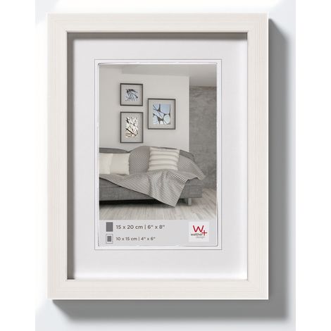 Construction Designrahmen 10x15 cm WEISS