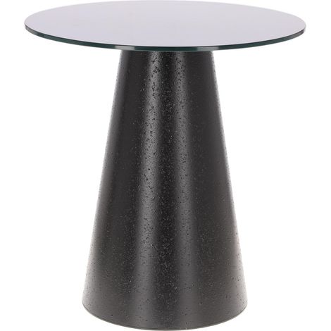 Mesa redonda Soleilo 60cm negra (1/5)