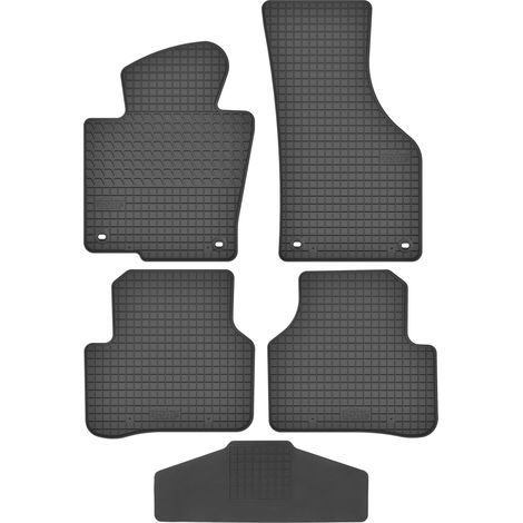 Tappetini Motohobby 141001 + copertura 200000/1 - Volkswagen Passat B6 2005-2010 PIATTAFORMA OVALE ANTERIORE - INSTALLATA (1/5)