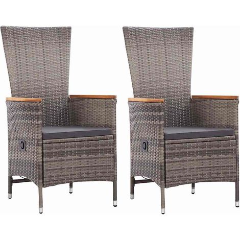 Maison Exclusive - Set Mobili da Pranzo per Giardino 3 pz Grigio (1/5)