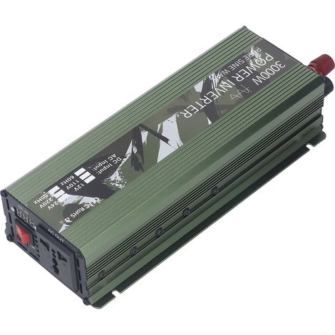 3000-W-Wechselrichter (12 V DC auf 220 V AC) mit reiner Sinuswelle, Solar-Außenwechselrichter mit Lüfter (1/5)