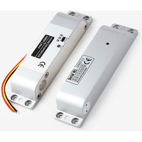 Serrure électrique Drop à boulon DC 12 V Fail Proof NC Mode pour contrôle d'accès de porte Serrure de sécurité, avec retard de temps Serrure de fixation de surface (1/5)