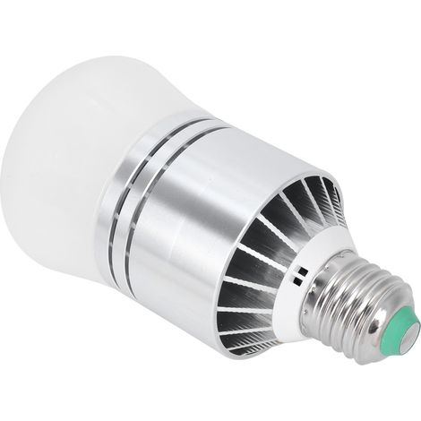 Ampoule E27 12W à détection lumineuse, blanc chaud 85-265V, pour salon et entrepôt. (1/5)