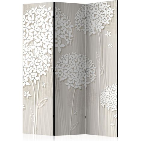 Paravento - Creamy Daintiness [Room Dividers] - 135x172 (1/4)