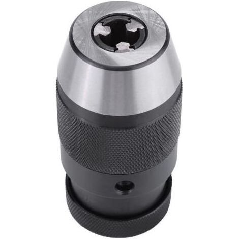 Drill Chuck, 1pcs MT2-B16 1-16mm 1/2" Keyless Drill Chuck B16 Steel Self Tightening Column Drill Chuck for Electric Lathe Drill (1/5)