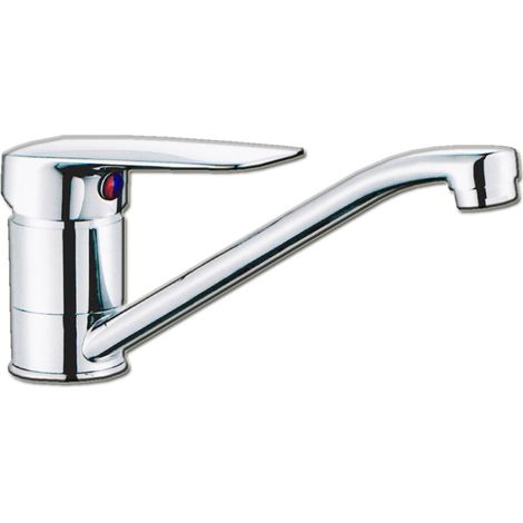 Pluvia "Bari Lux" rubinetto lavabo monocomando con bocca bassa/dritta
