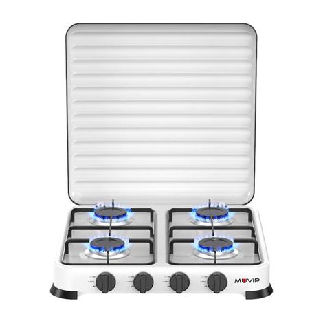 Cuisinière muvip vulcano 4 brûleurs puissance 8,8 kW