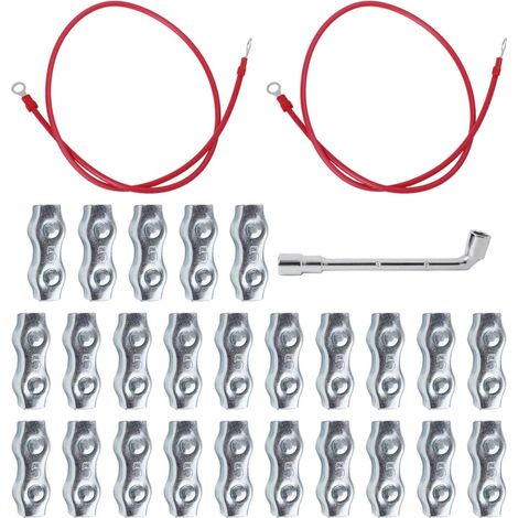 Kit Raccord Clôture Électrique avec Fil pour cuivre Kit Raccord (1/5)