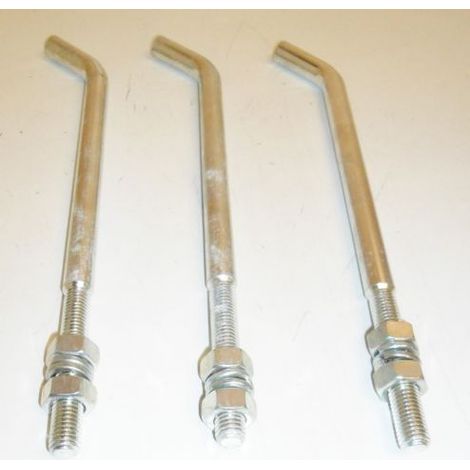 1CF LAMPIONE 2 BRACCI MILANO (BULLONI PER BASE)