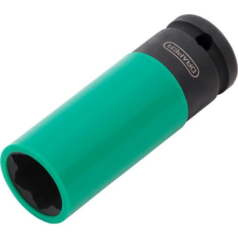 Draper 28199 Wheel Nut Socket, 1/2"" Sq. Dr., 21mm (1/2)