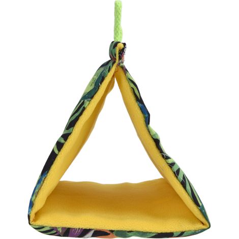 Hamac Triangle Nid pour Oiseaux - Tente Perroquet Suspendue pour Cage