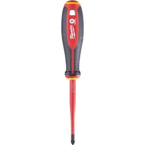 Milwaukee 4932478724 Destornillador de Trilobe VDE Slim, PZ0 Tamaño, 60mm Largo (1/2)