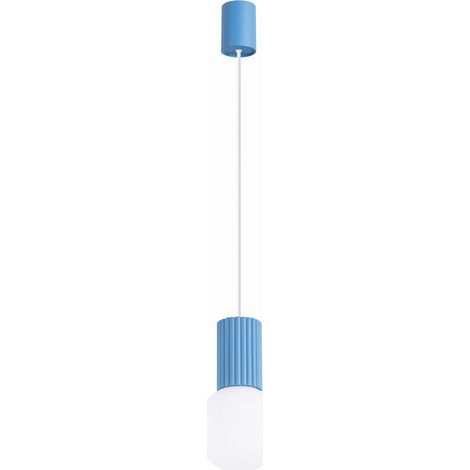Lampade a sospensione Halo azzurro 12x120x12cm Sollux (1/5)