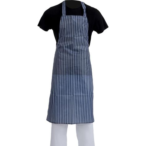 Tablier Bavette Déperlant Whites Bleu Et Blanc - Whites Chefs Clothing