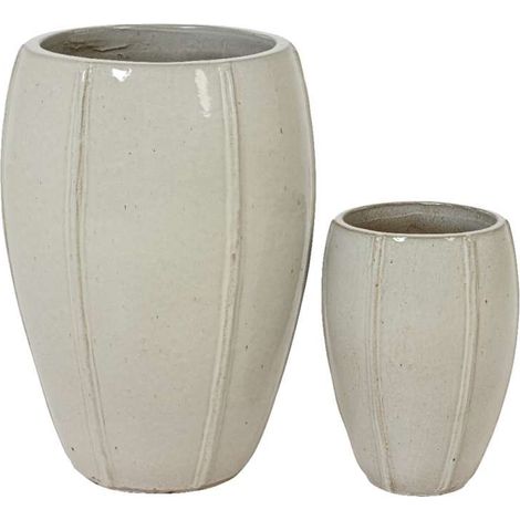 Vaso Carmen piccolo beige