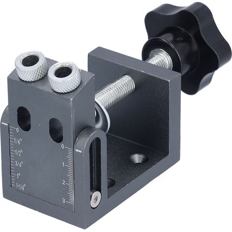 Schräglochpositionierer, 15 Grad verstellbar, aus Aluminiumlegierung, Holzbearbeitungsbohrer (1/5)
