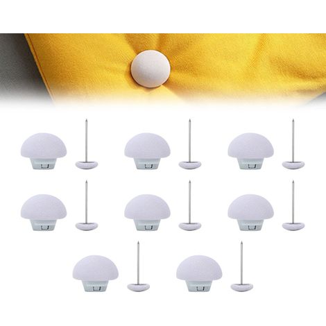 Clip de Couette, Clip de Housse de Couette, Plastique Couette Clip, Clip de Fixation Couette Anti-dérapant, Motif Champignon avec Boutons, pour Matelas Housse de Couette et Vêtements, 8 Pièces, Gris (1/5)