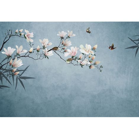 Papier peint panoramique - Fleurs - 130 cm x 89 cm (1/2)