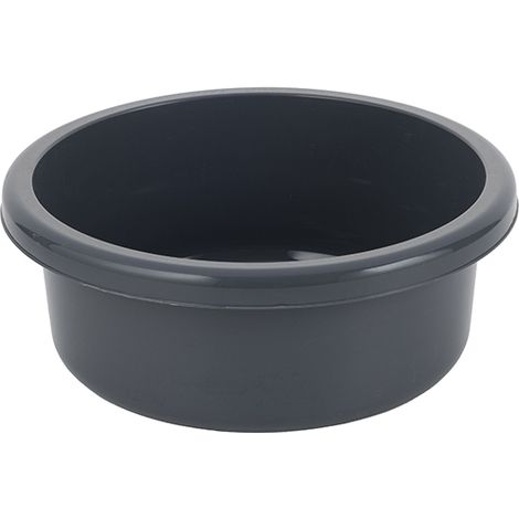 Bol rond en plastique 26 cm 4 L gris foncé - Ben
