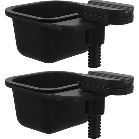 2 Stück Drehbarer Schreibtisch Mülleimer en Abs mit Clip On Design Platzsparend et (1/5)