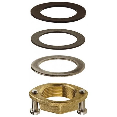 Hansgrohe – Kit de fixation pour robinetterie standard – Diamètre Ø 32 mm – Taille filetée M 33 x 1,5 – Installation facile et durable