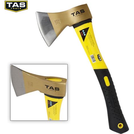 TAS Universal-Axt 600g Kopfgewicht Kopf aus Stahl Holz hacken Garten (1/3)
