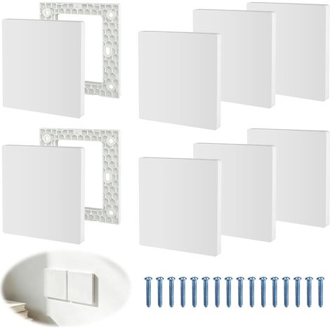 plaques murales - Couvercle de prise - Cache - Boîtier encastré - pour prises ou interrupteurs inutilisés (1/5)