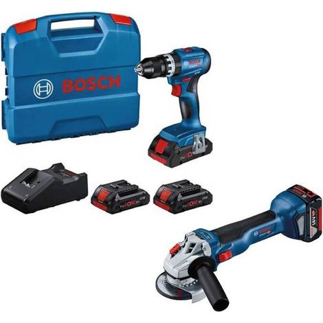 BOSCH-B KIT TRAPANO + SMERIGLIATRICE ANG 18V 125MM