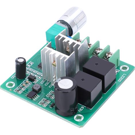 Module de régulation de vitesse PWM pour moteur DC 6V-55V, sens horaire/anti-horaire automatique, réglable 5-20s, compatible 6V 12V 24V 36V 48V (1/5)