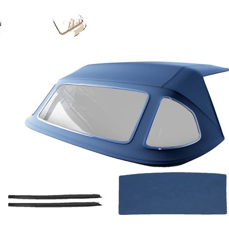 Telo copricapote per auto decappottabile, tessuto di alta qualità, su misura per il tetto del veicolo, compatibile con Mercedes-Benz SL R107, codice ricambio intercambiabile: MBZ1074651-651, MBZ107546