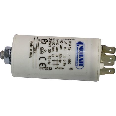 Condensateur moteur 20uF pour bétonnière électrique 750W/850W – Compatible ALTRAD & Guy Noel – Pour modèles depuis 2012