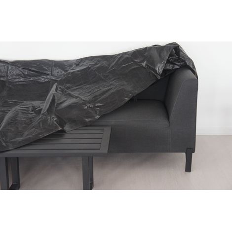 Copertura per salotto da giardino TITANIUM® L250 x P200 x A90 cm - NERO