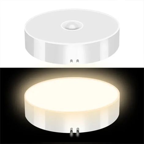 (4 articles) Veilleuse LED rechargeable par USB avec détecteur de présence PIR (1/5)