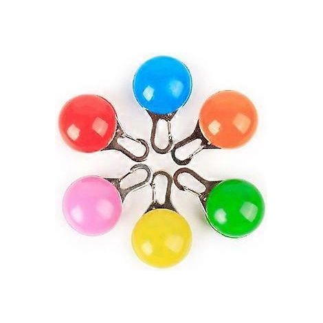 Hundehalsbandlicht, 6er-Set, leuchtende Farben, zum Anclipsen, wasserdicht, für die Sicherheit Ihres Haustieres.