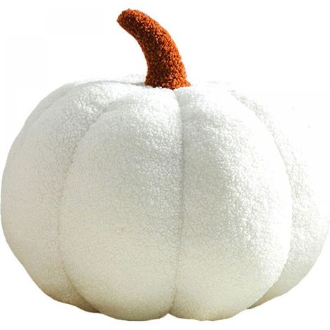 Coussin décoratif citrouille en peluche 3D, oreiller, cadeau d'anniversaire, coussin de siège (1/5)