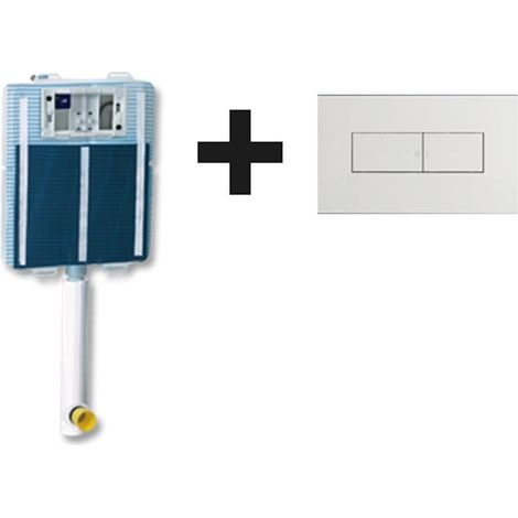 Kit completo di cassetta incasso Idea 4.5 e placca bianca di Its