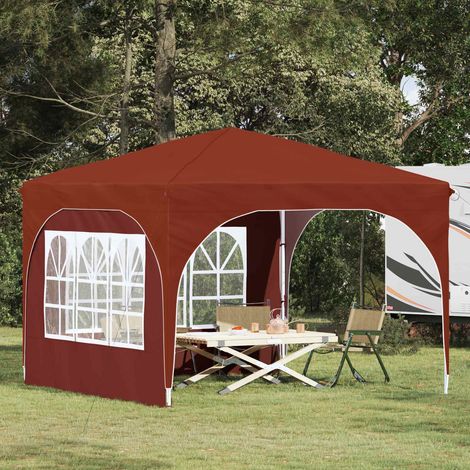 Teenpull – Pop-up Partyzelt 290 x 290 x 245 cm Terrakotta (1/5)