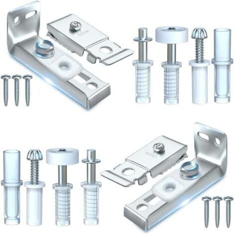 Kit de réparation de matériel- Lot de 2 pièces de rechange pour portes,un pivot de 3/8\