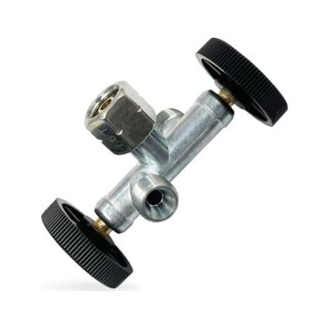 Accessorio di collegamento gas Jata 90820 filetto ¼ pollice valvole separate