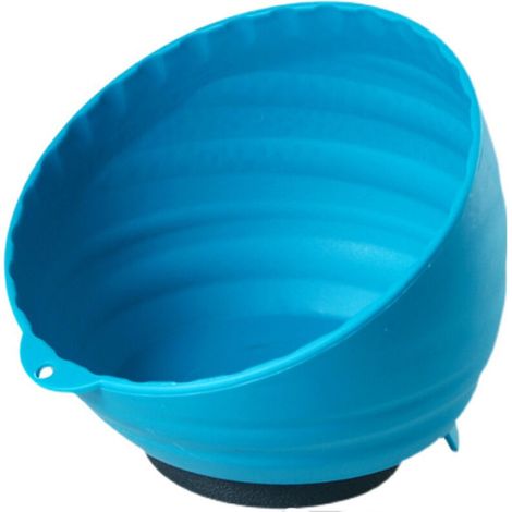 Bol magnétique pour outils de réparation automobile, bol à vis, bol de rangement, boîte magnétique pour pièces détachées, bol magnétique en plastique, bleu, 130 x 150 mm (1/5)