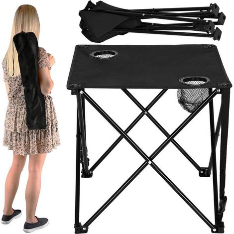 Petite table de pêche pliante pour balcon pour le camping sous la tente (1/5)