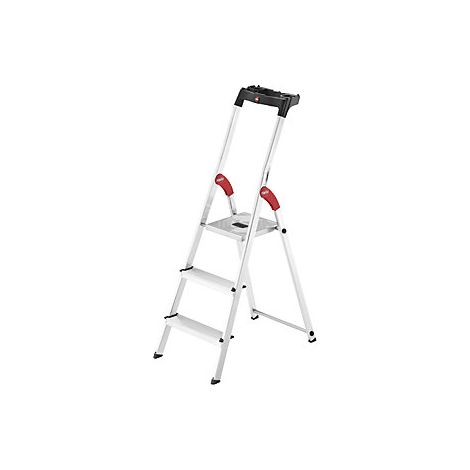 Escalera de tijera de peldaños planos de aluminio StandardLine
