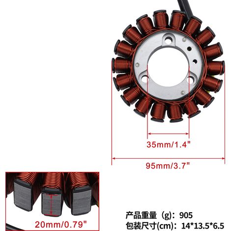 Zündspulenstator-Motorradzubehör für Stator Mirage 250 Efi (10-13) (1/4)