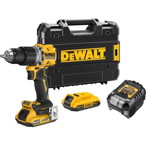 DeWALT DCD805D2T-GB 18V XR Brushless Hammer Drill Driver Kit - 2x 2.0Ah Batts, Charger & TSTAK Case (1/5)