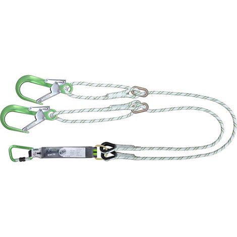 Lunghezza a forcella in corda intrecciata con fibbia riduttrice - da 1,40 m a 2 m - FA3061420