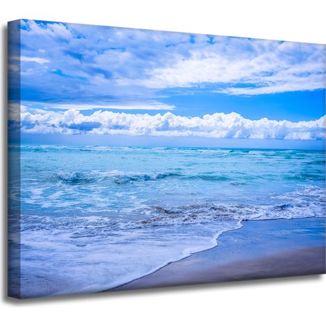 Stampa su tela Natura Mare Blu 40x30 cm