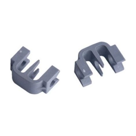 Clips fixation panier  (X2) d'origine (00167291) Lave-vaisselle AIRLUX, ARISTON HOTPOINT, BALAY, BAUKNECHT, BOSCH, CONSTRUCTA, GAGGENAU, GORENJE, JUNKER, NEFF, SIEMENS, SMEG, VIVA, WHIRLPOOL