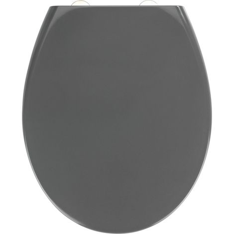 Abattant Samos Gris Easy Close Duroplast - Wenko (1/5)