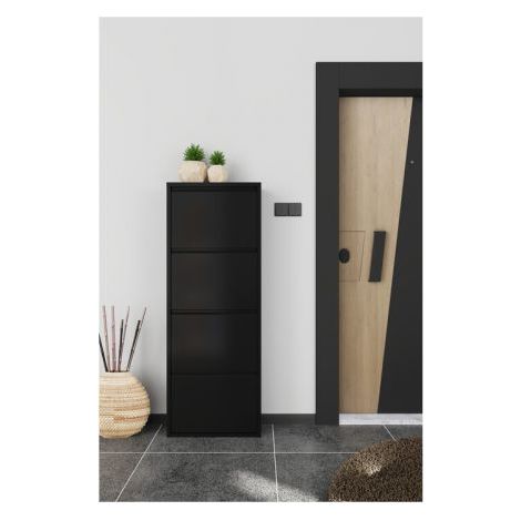 SCARPIERA 4A METALLO CM 50X15X138 NERO