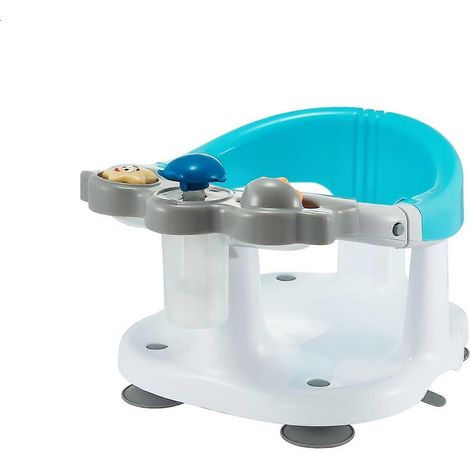 Siège de bain pour bébé Nfant, siège de bain pour bébés de 6 mois et plus avec plateau de jeu, chaise de bain antidérapante à ventouses pour que les bébés puissent s'asseoir. (1/5)